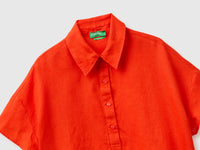 100% linen short-sleeved blouse - ucb_image_FY