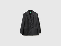 Blazer tartan trespassado em viscose mista - ucb_image_FS