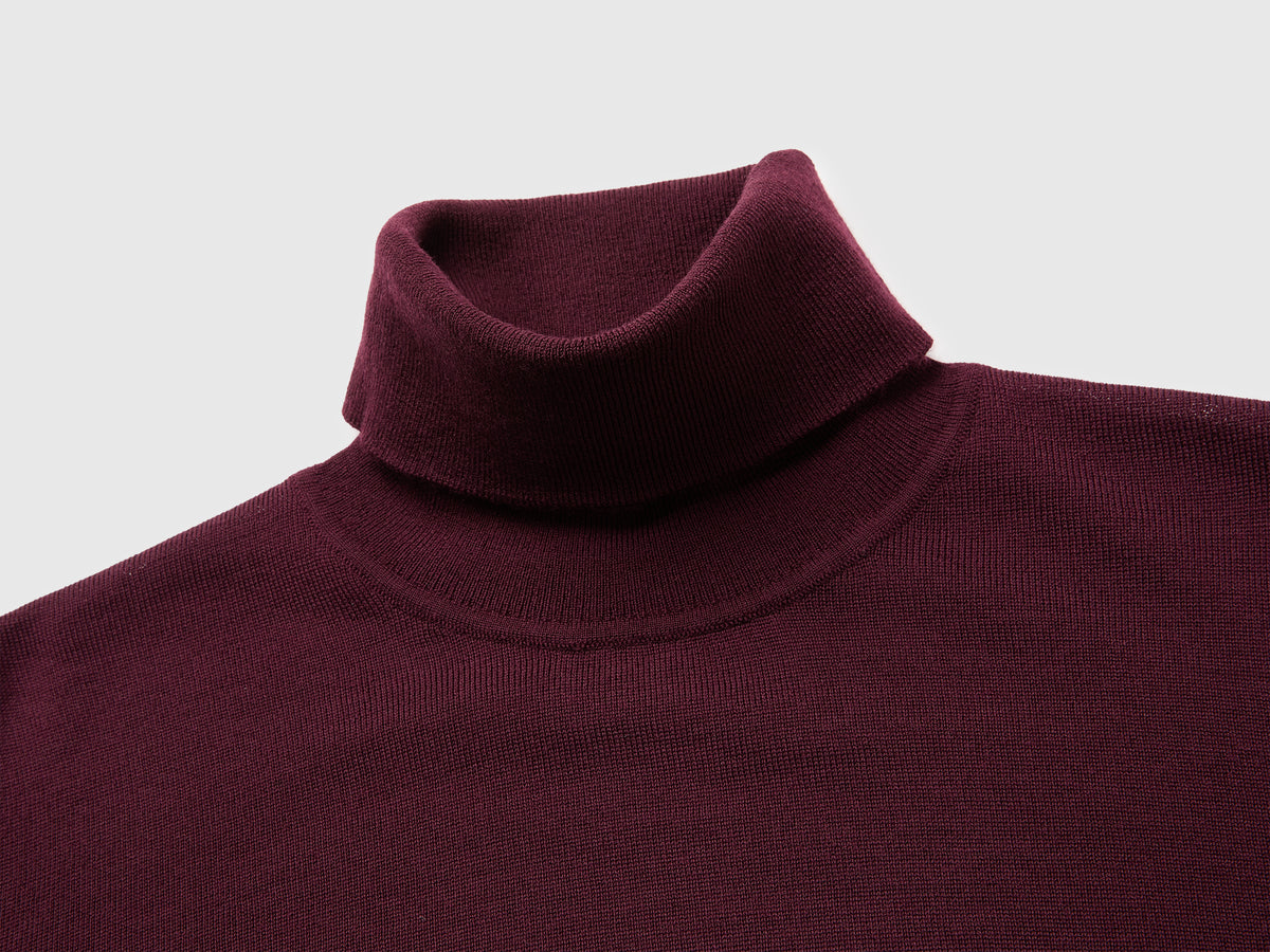 Camisola de gola alta em pura lã Merino - ucb_image_DS1