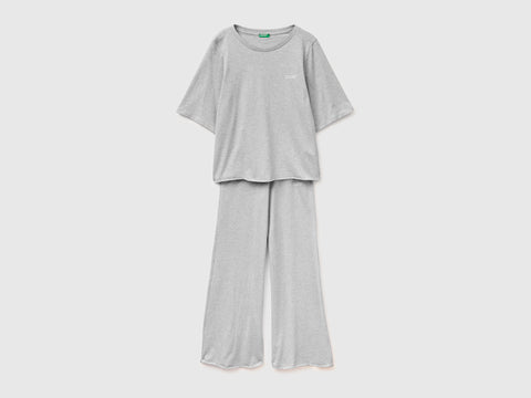 Lightweight melange cotton pyjamas - ucb_image_FS