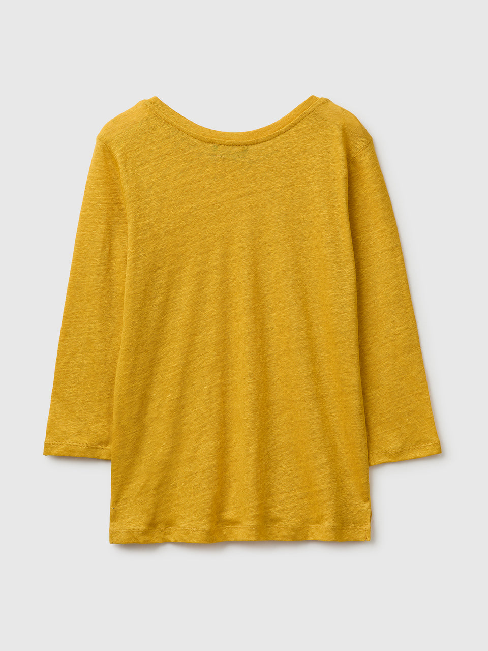 Boat-neck T-shirt in pure linen - ucb_image_BS