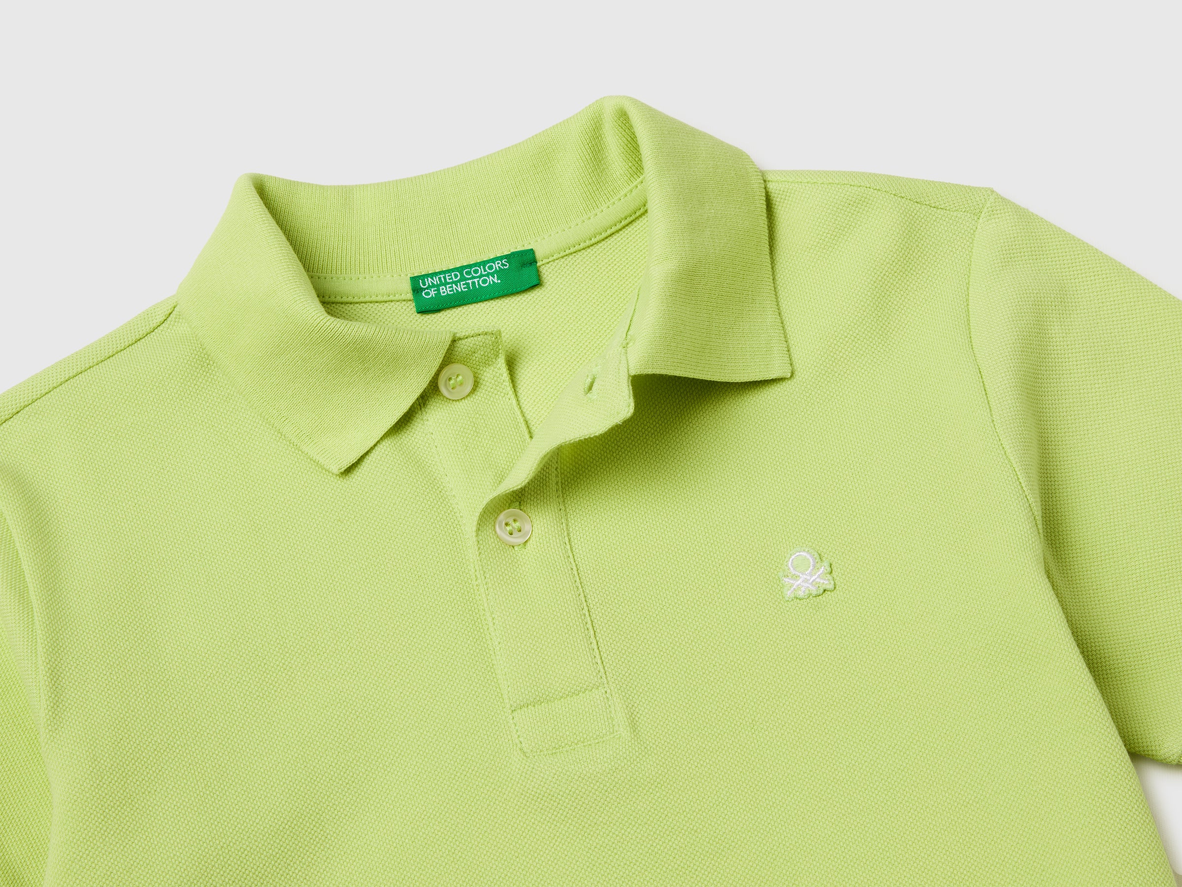 Slim fit polo in pure cotton - ucb_image_DS1