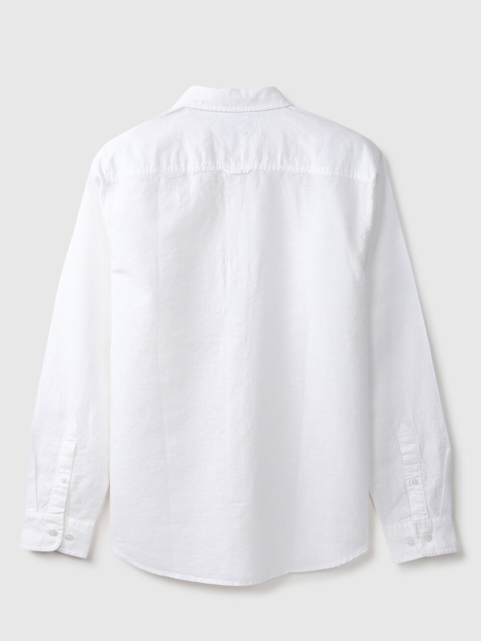 F/S LINEN REGULAR COLLAR SHIRT image number 2