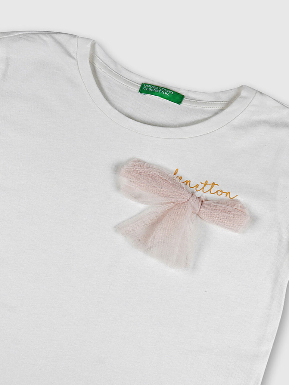 Mesh Bow Tee image number null