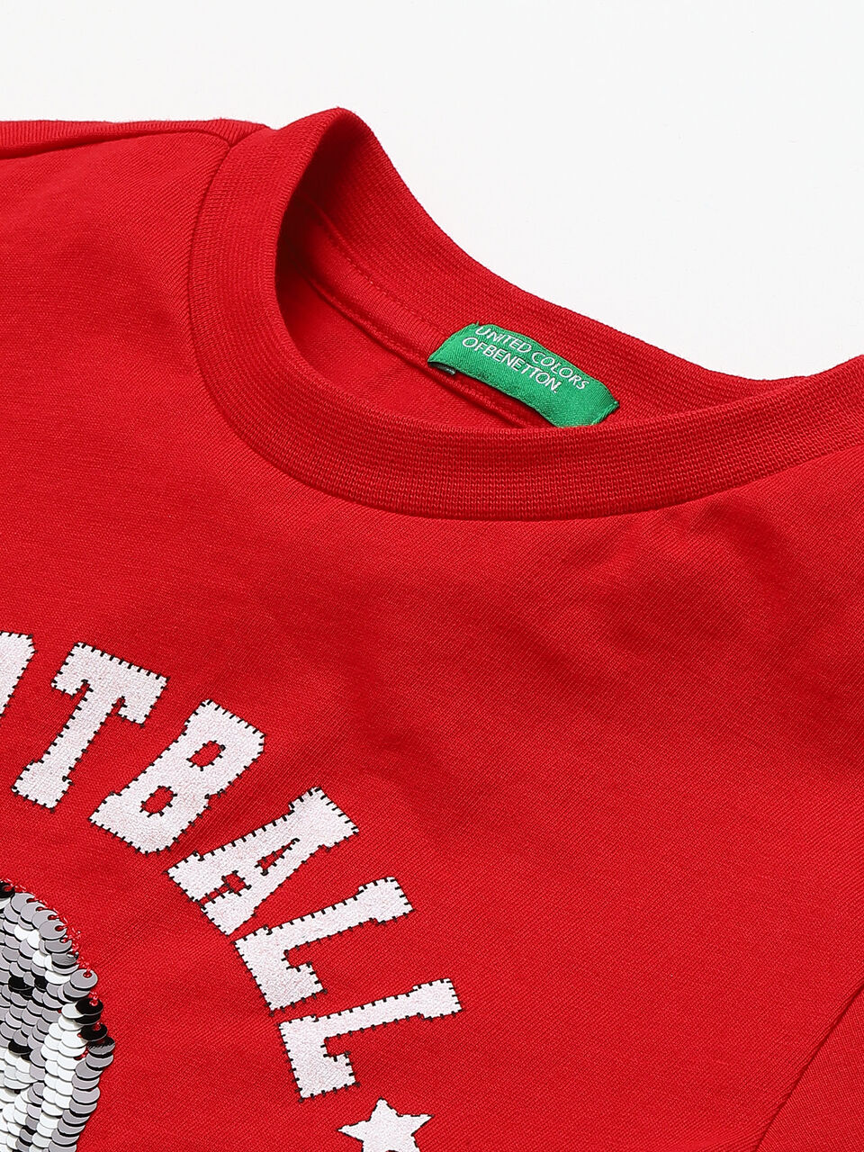 Football In Sequin Tee Short image number null