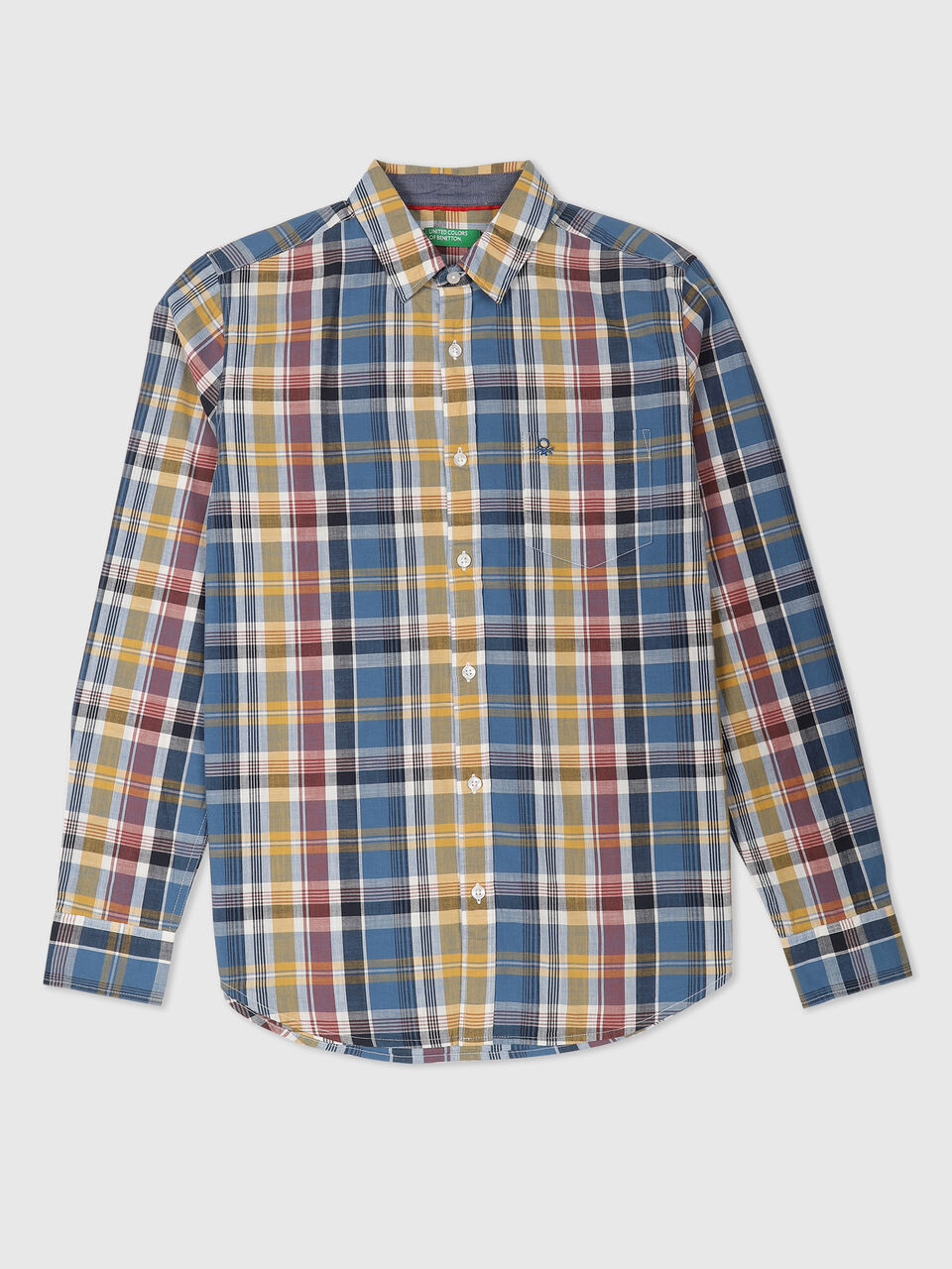 Full Sleeves Multicolour Check Shirt image number null