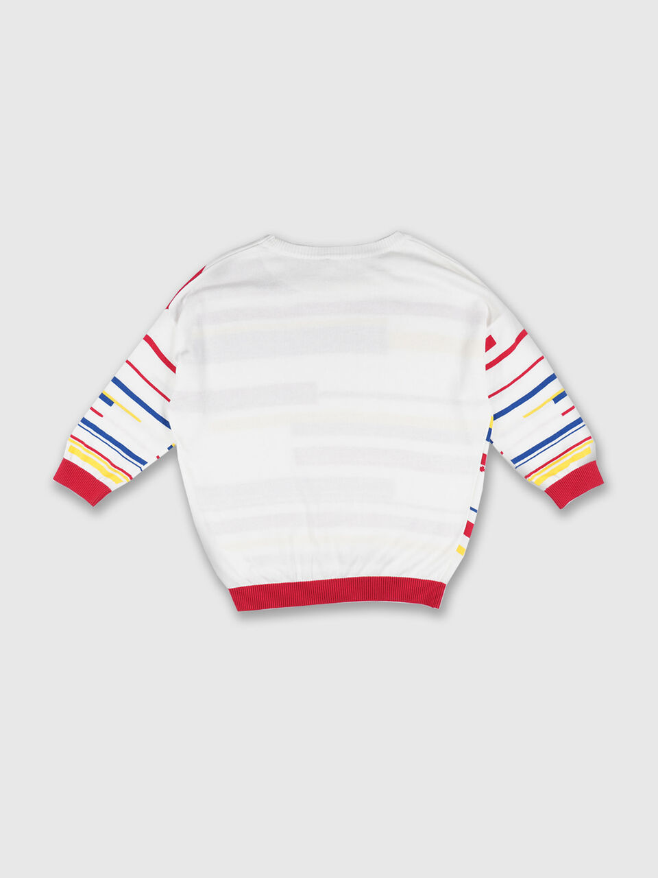 Extended Sleeve Broken Stripe Top image number null