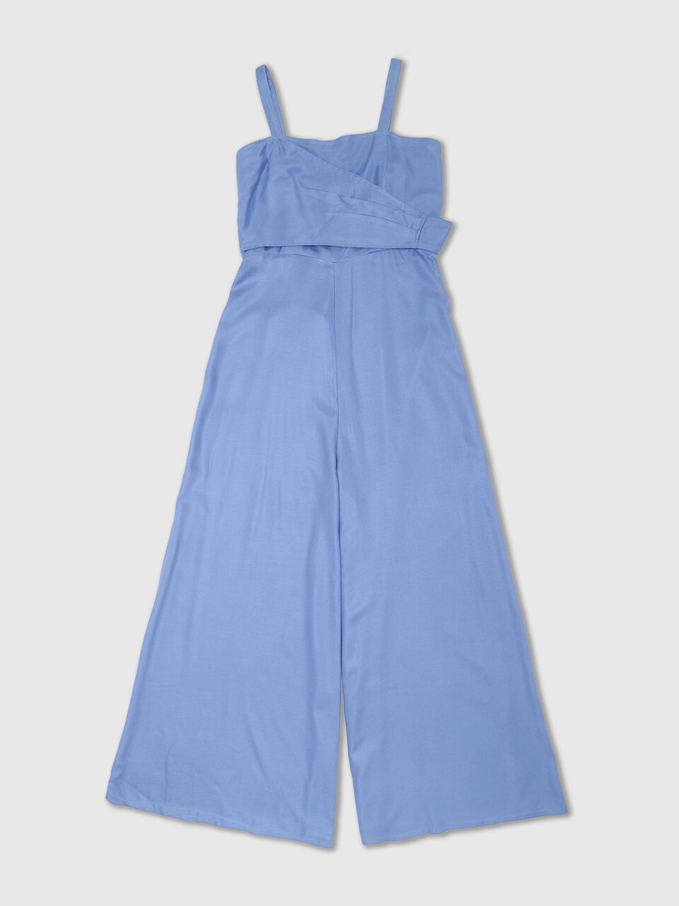 Slv/L Full Length Jumpsuit With Mock Tie image number 1