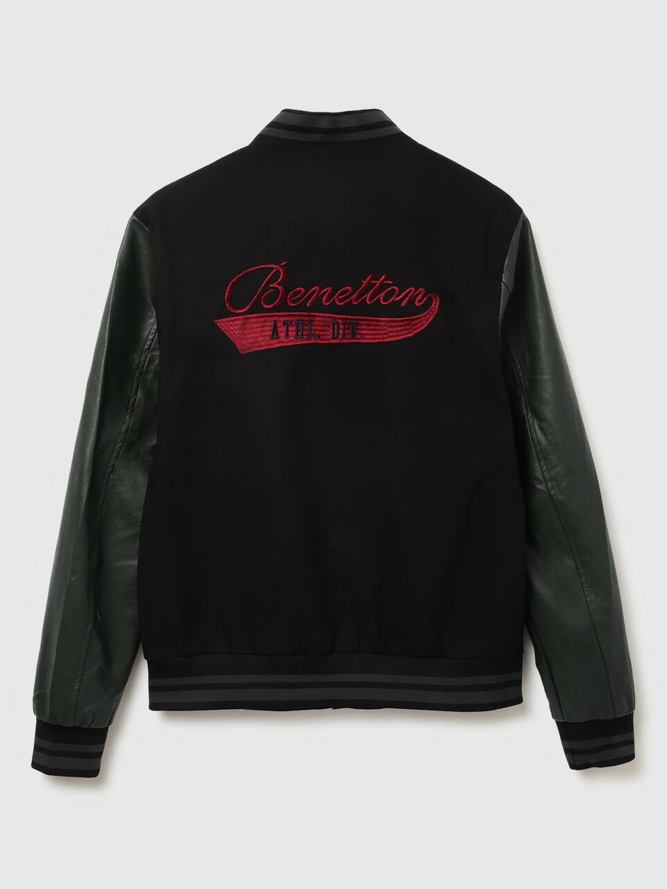 BADGED VARSITY JACKET image number null