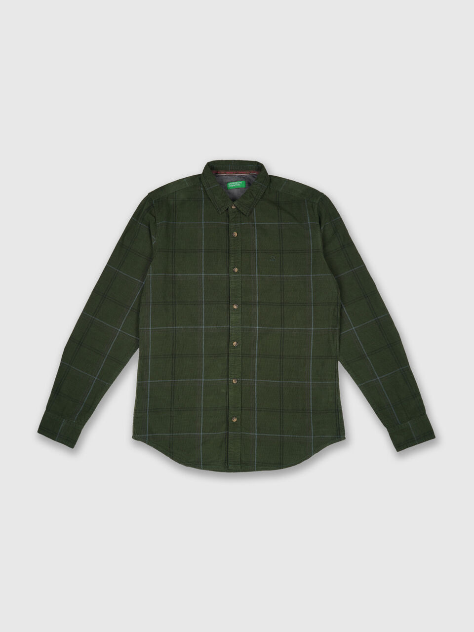 Fill Sleeve Corduroy Check Shirt image number null