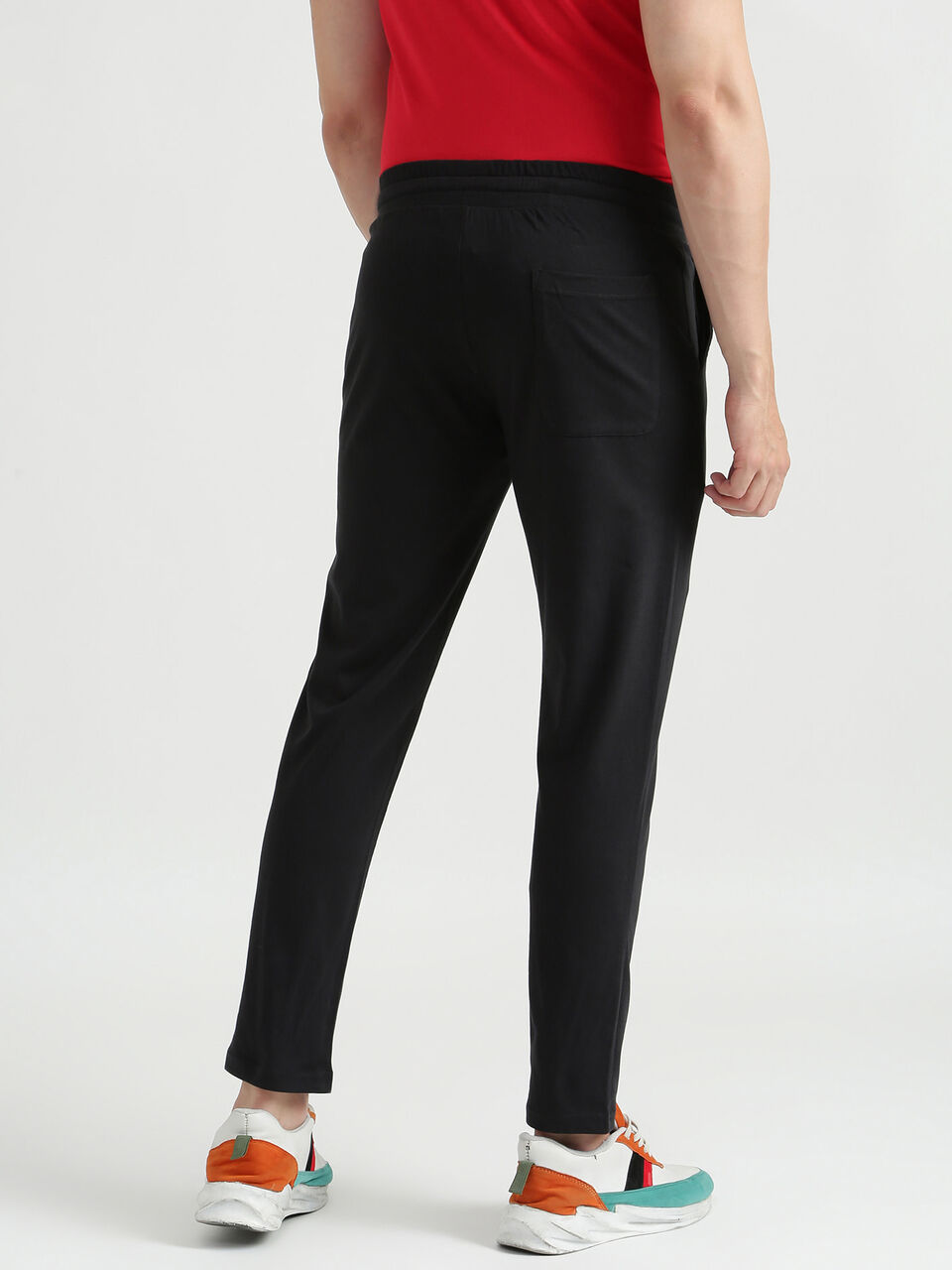 Slim Fit Printed Track Pants image number null