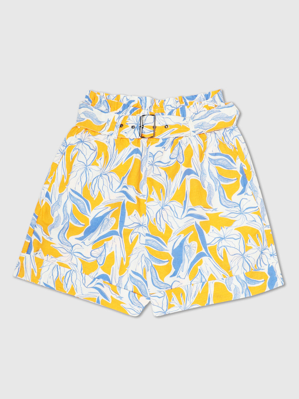 AOP Paperbag Linen Shorts image number 1