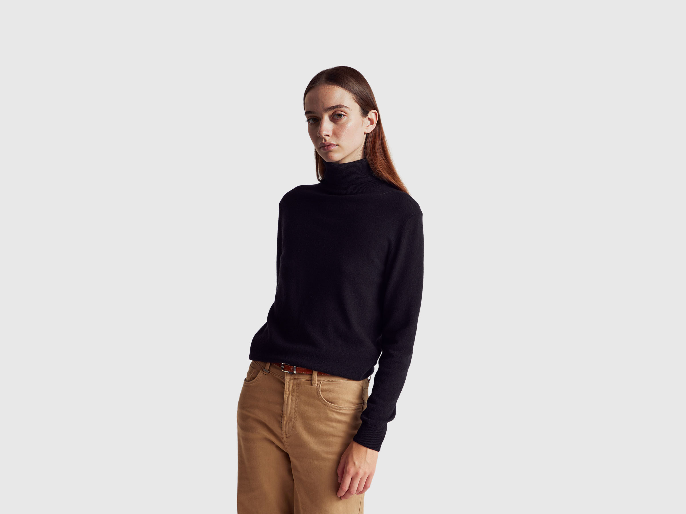 TURTLE NECK SWEATER Women image number 1