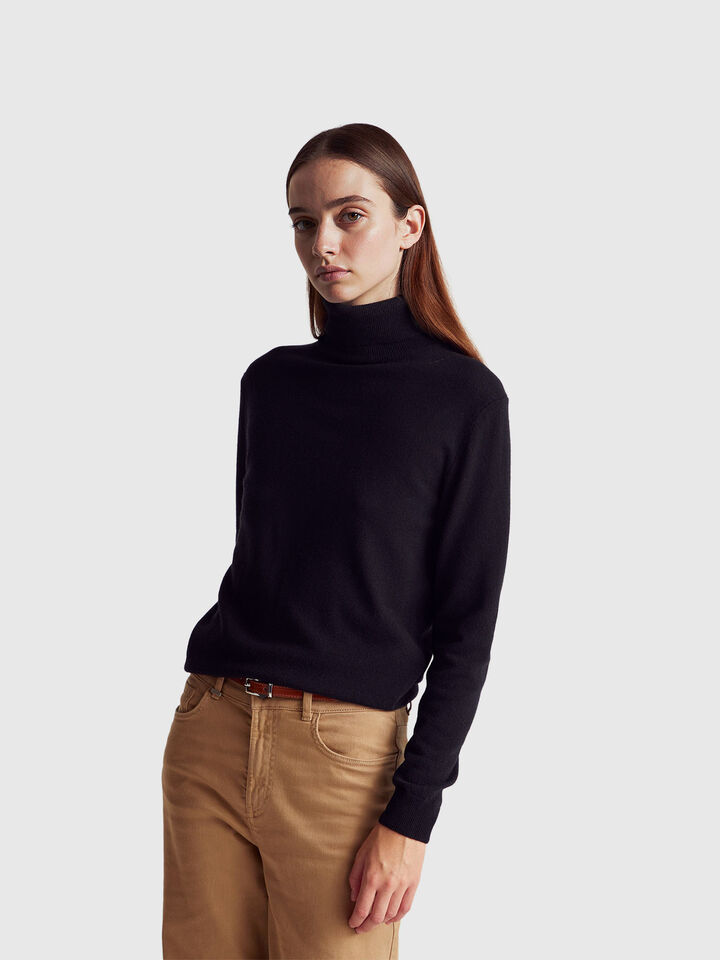 TURTLE NECK SWEATER Women image number 1