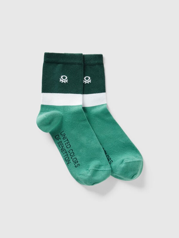 Socks in cotton blend