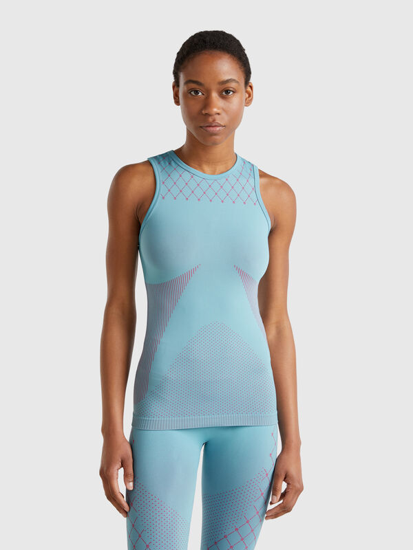 Seamless sports tank top Women