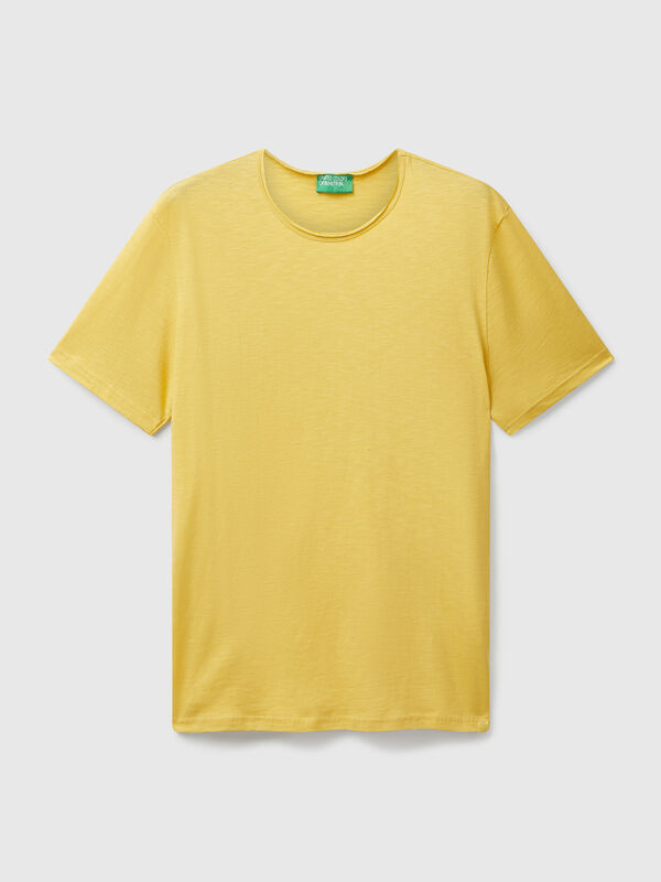 Slub cotton t-shirt Men