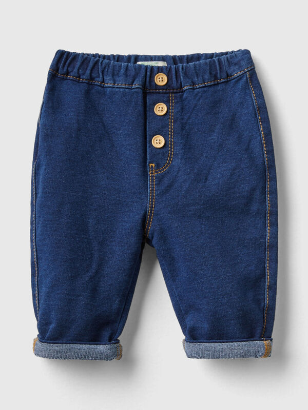 Denim look baggy fit trousers New Born (0-18 months)