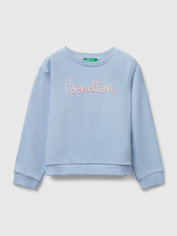 Sweatshirt with glittery print Junior Girl