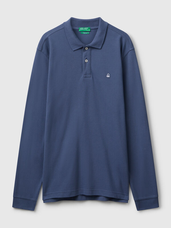 Long sleeve cotton polo  Men