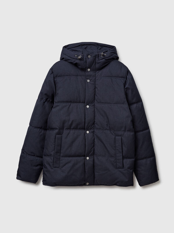 Regular fit jacket with hood Men