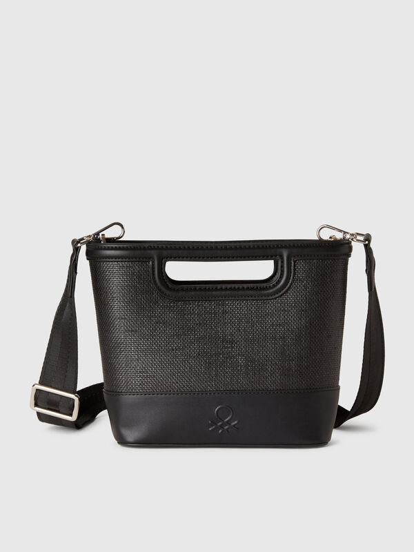 Medium tote bag in raffia Women