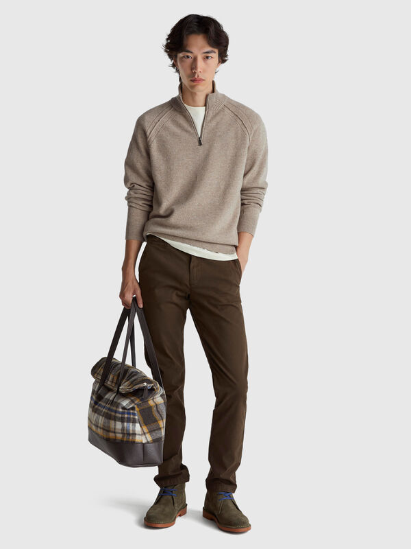 Turtleneck in pure Merino wool Men