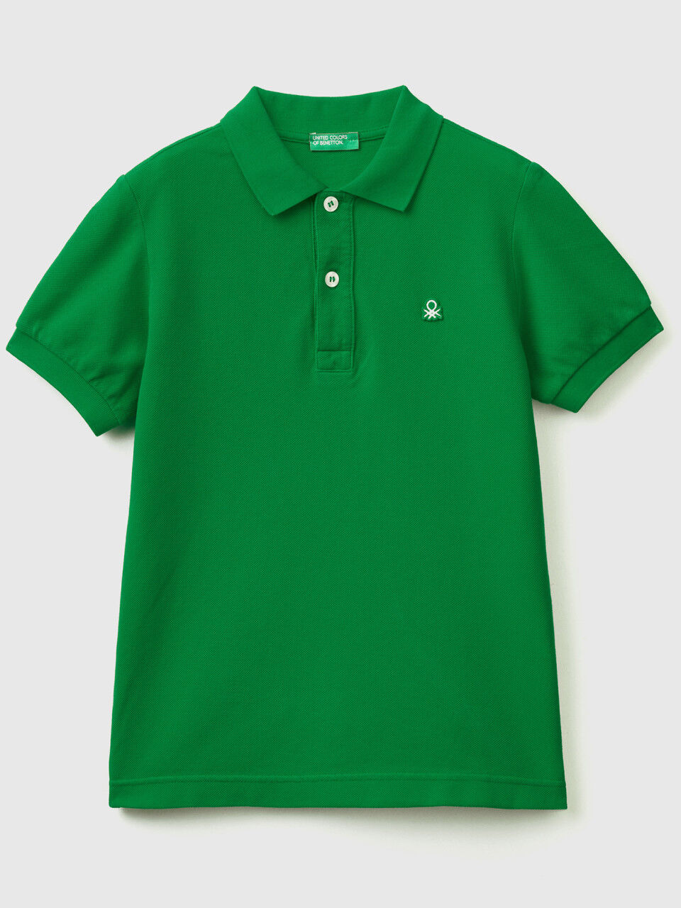 Slim fit polo in 100% organic cotton