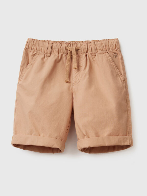 100% cotton shorts with drawstring Junior Boy