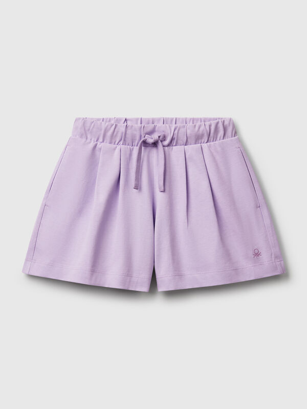 Shorts in pure cotton Junior Girl