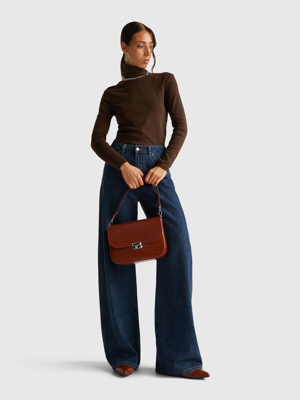 TURTLE NECK SWEATER Women image number null