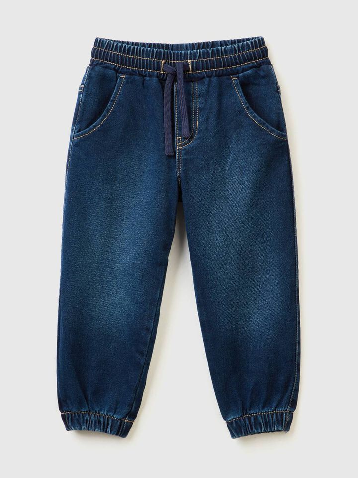 Denim-look sweat joggers Denim-look sweat joggers