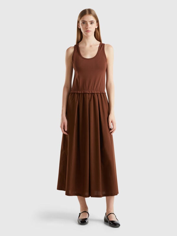 Cotton midi dress Women