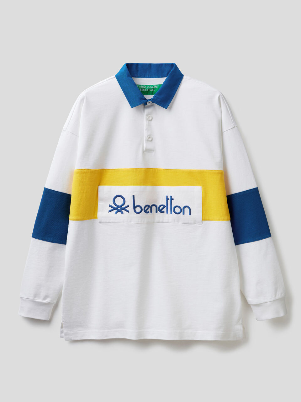 Rugby polo in organic cotton image number 1