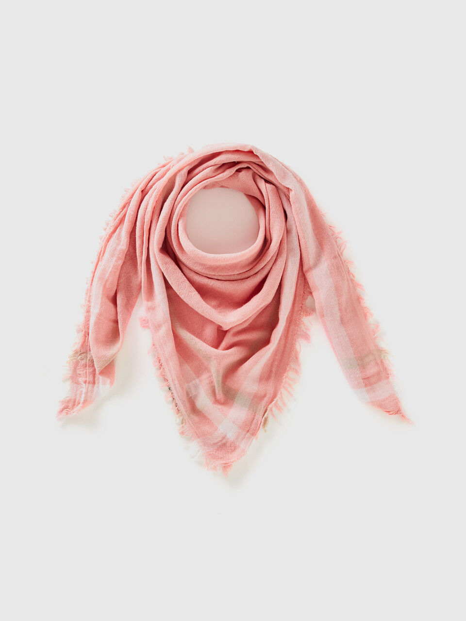 Scarf in recycled cotton blend