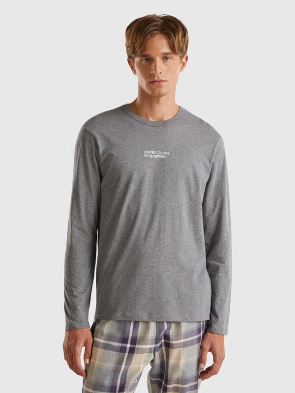 Long sleeve 100% cotton top Men