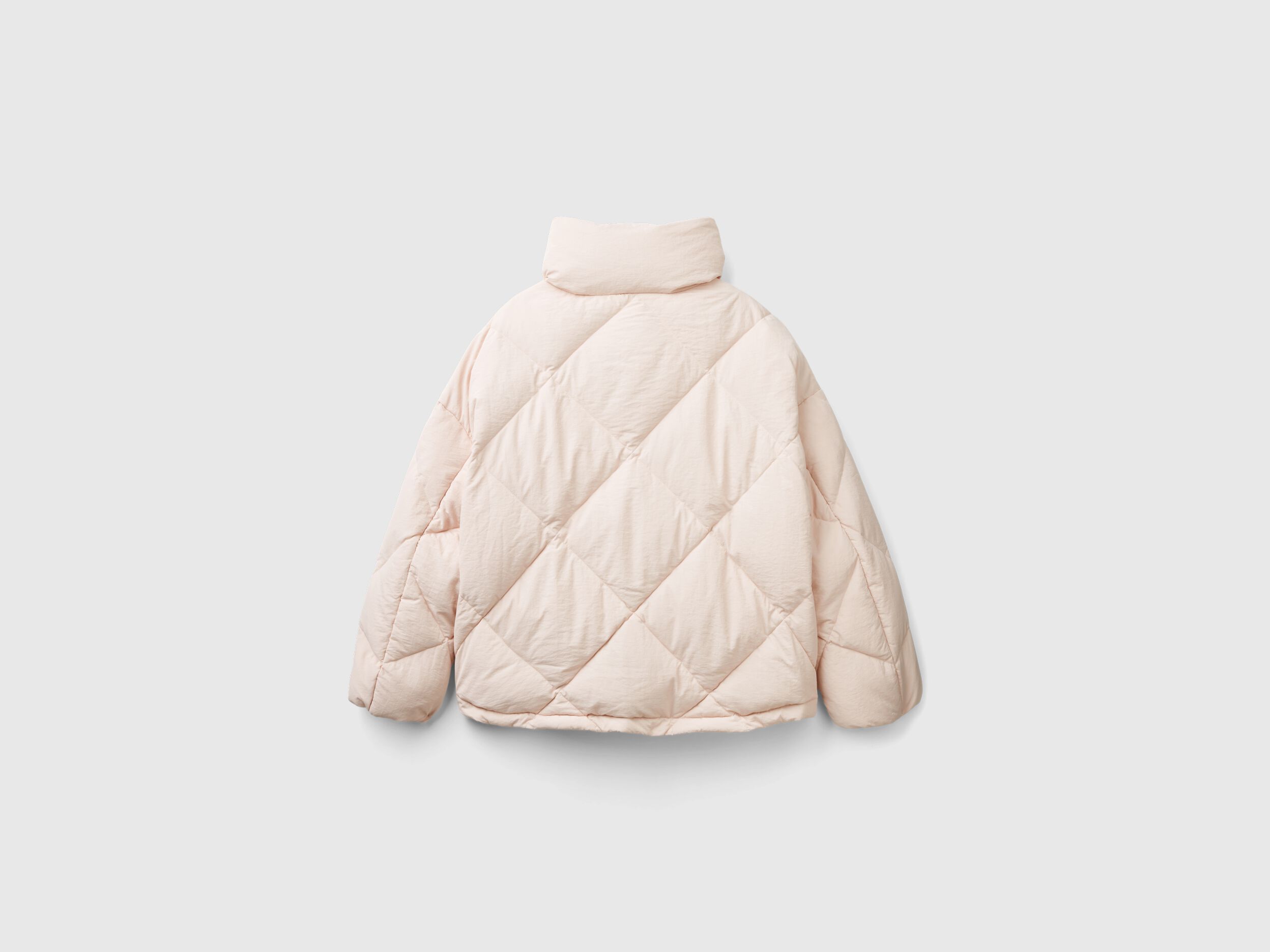 福袋 オンライン puffer collar High jacket Soft - down recycled genuine in ジャケット・アウター