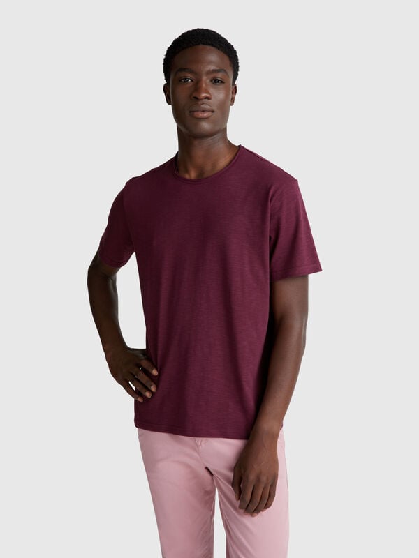 Slub cotton t-shirt Men