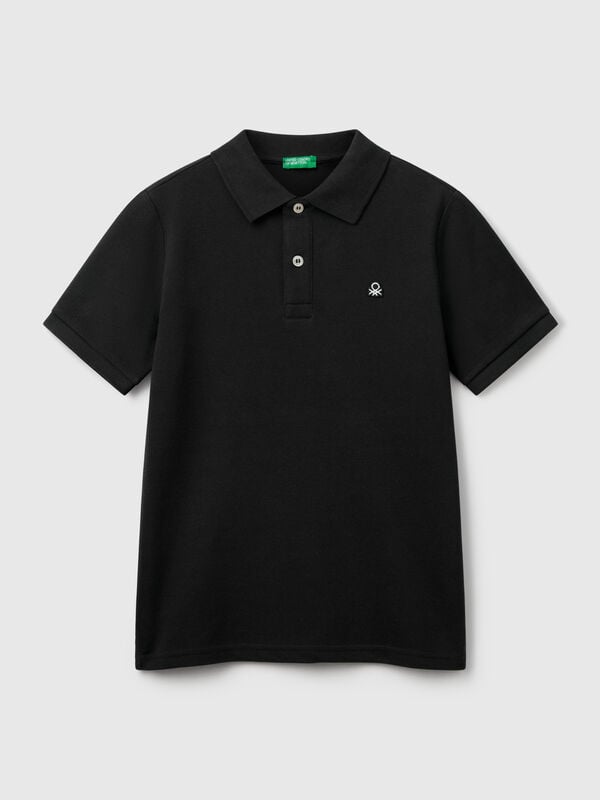 Slim fit polo in pure cotton Junior Boy
