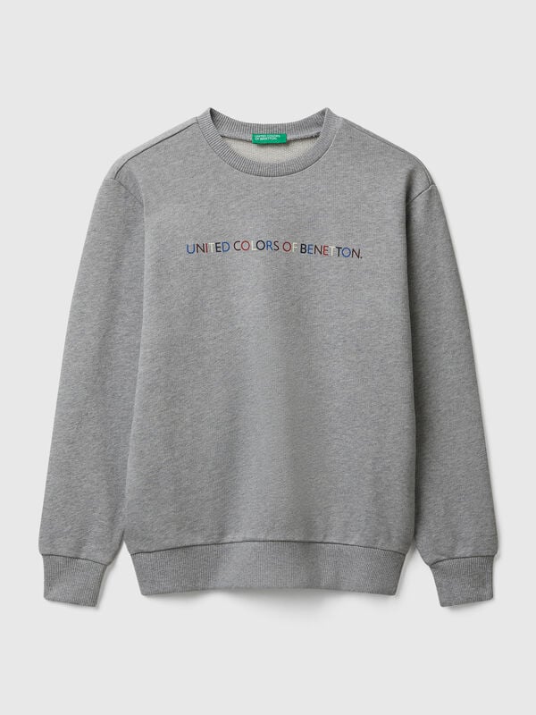 Cotton sweatshirt with logo Junior Boy