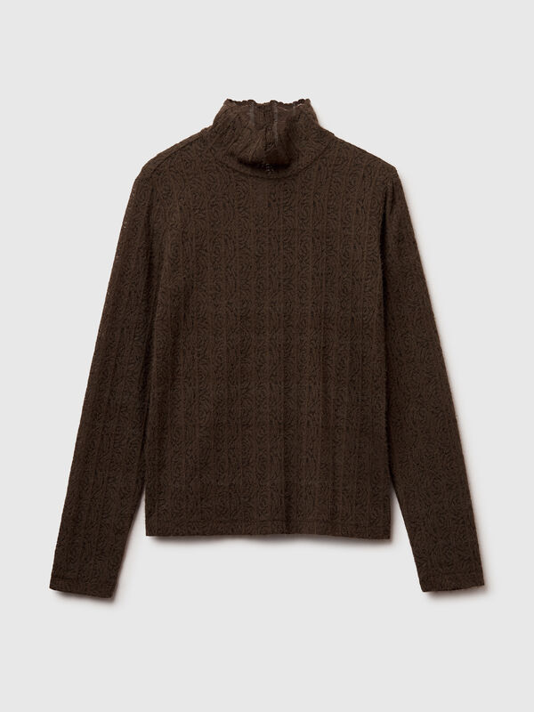 Slim fit lace blouse Women