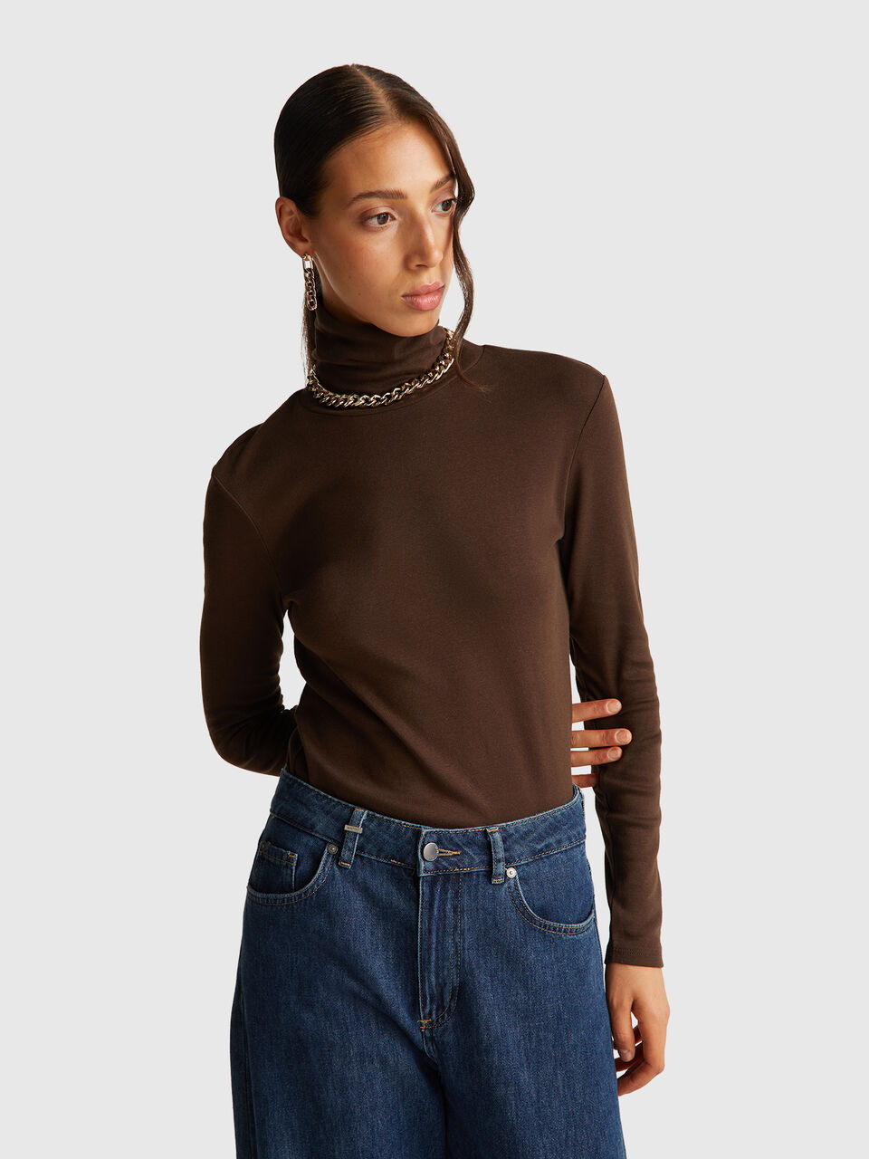 TURTLE NECK SWEATER Women image number null