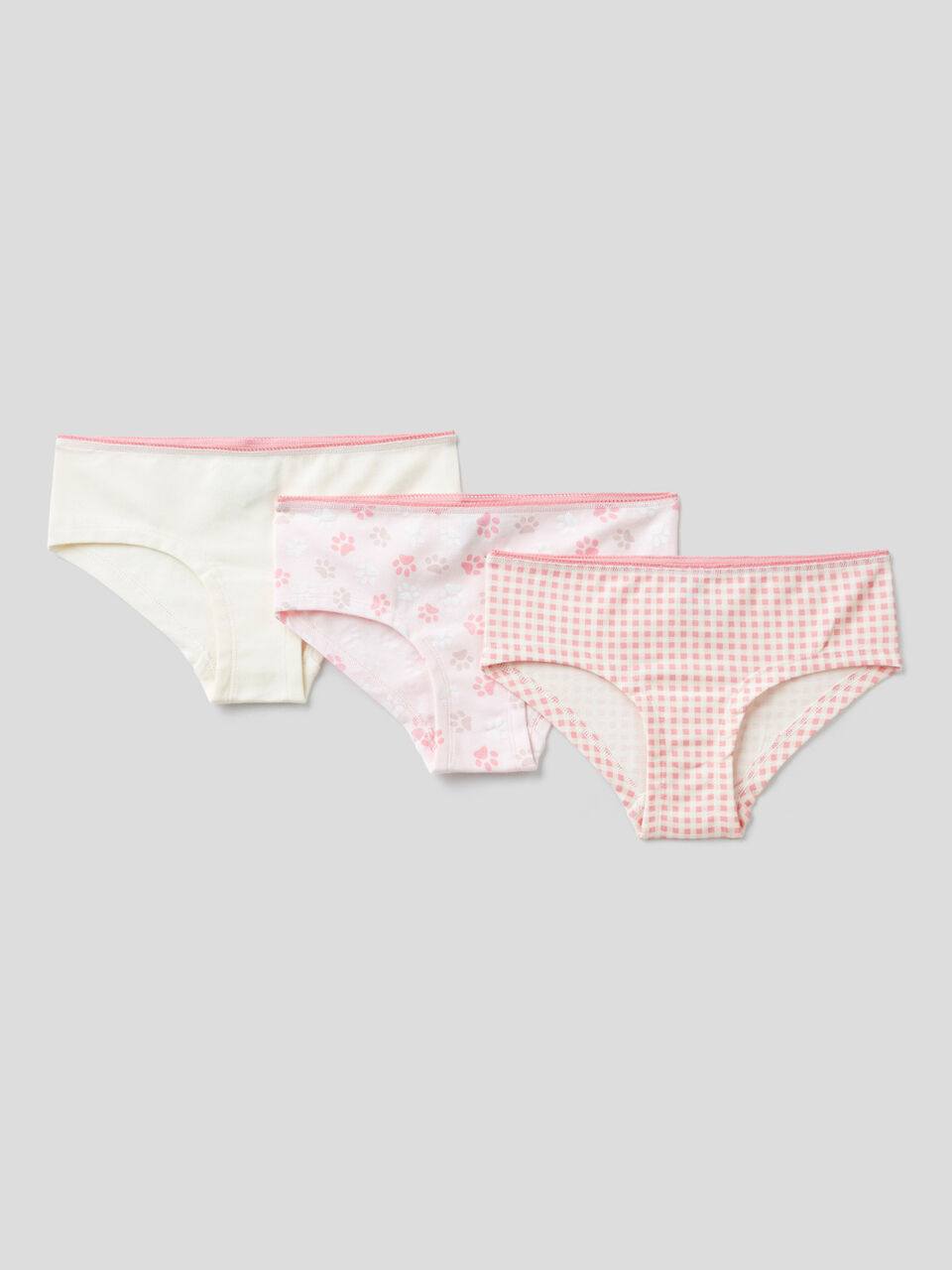 Three pairs of underwear in stretch cotton image number 1