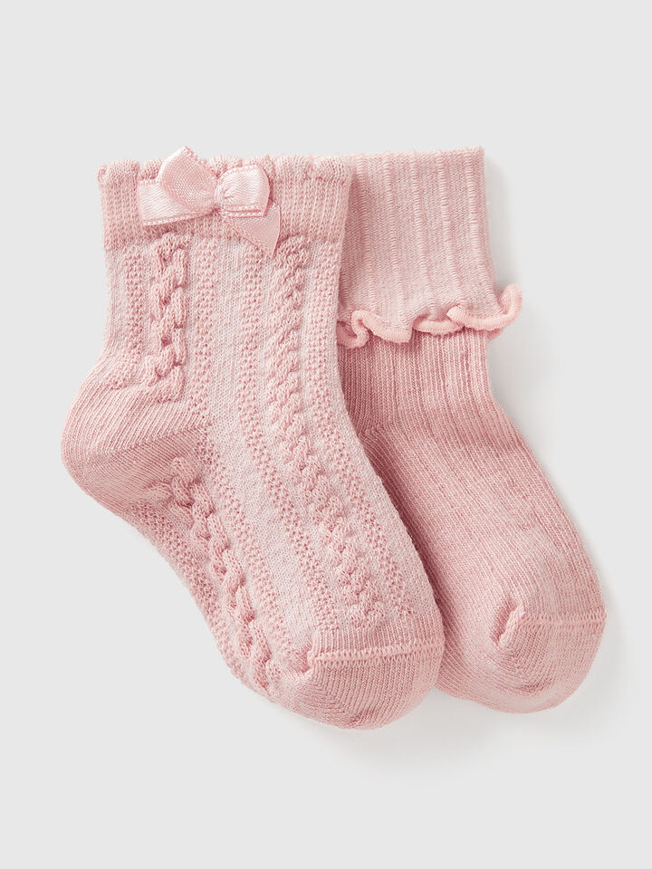 KNITTED SOCKS PAIR 2 New Born (0-18 months)