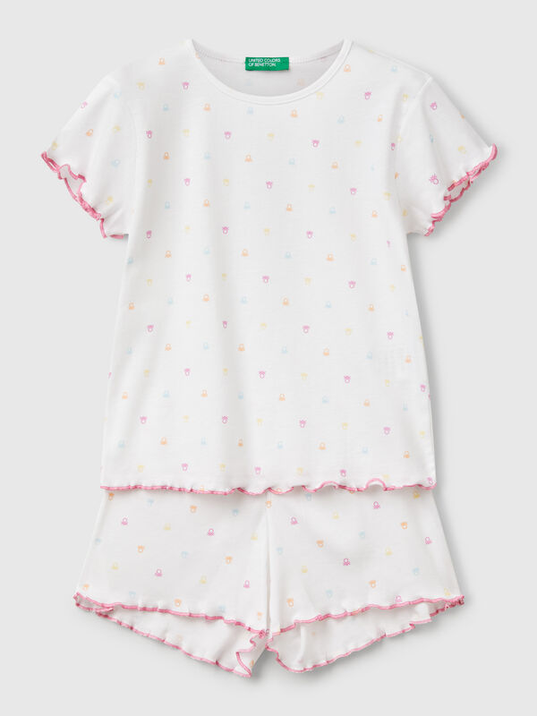 Pyjamas with logo print Junior Girl
