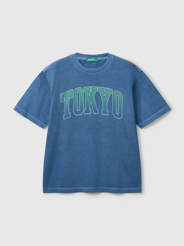 T-shirt with print on front and back Junior Boy