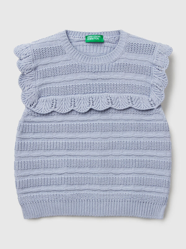 Waistcoat with ruffle Junior Girl