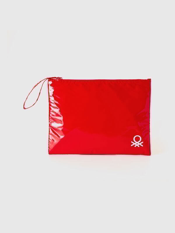 Large clutch with logo