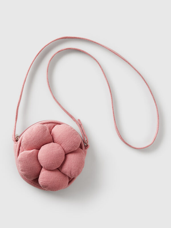 Crossbody bag with flower applique Junior Girl