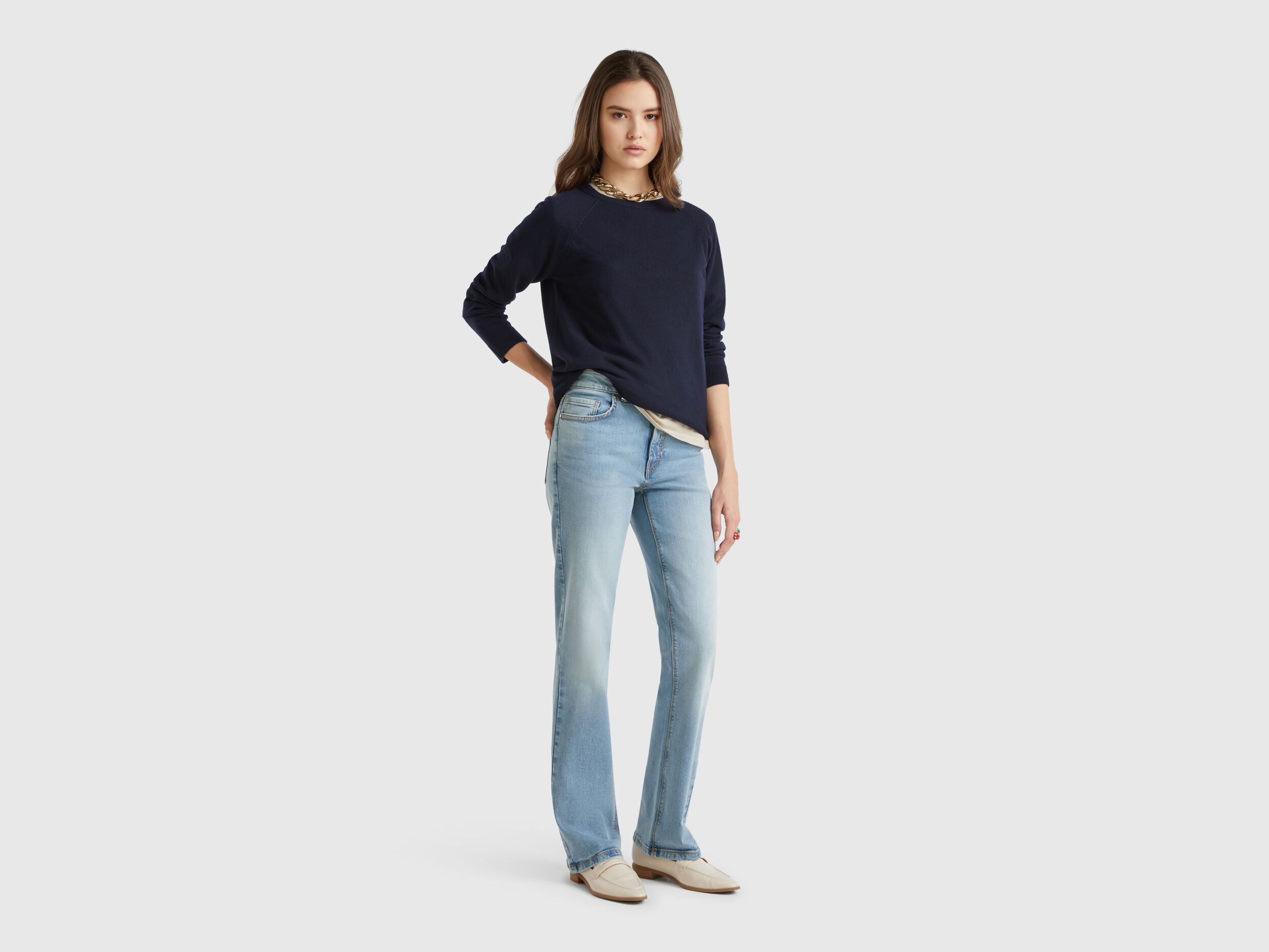 Women's Boot Cut Jeans New Collection | Benetton Women's Boot Cut Jeans New Collection | Benetton